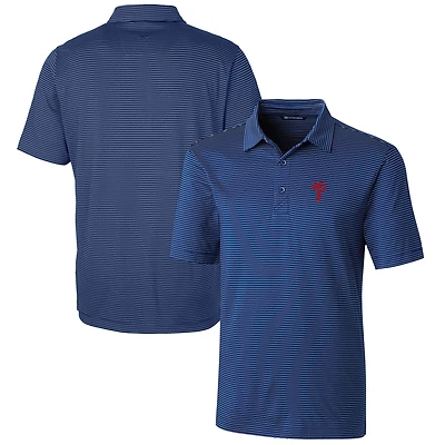 Polo extensible à rayures crayon Forge pour homme Cutter & Buck Royal des Philadelphia Phillies