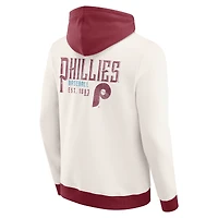 Men's Darius Rucker Collection by Fanatics  Cream Philadelphia Phillies Polar Fleece Full-Zip Hoodie