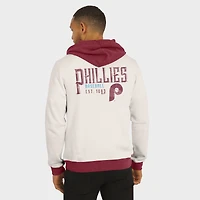 Men's Darius Rucker Collection by Fanatics  Cream Philadelphia Phillies Polar Fleece Full-Zip Hoodie