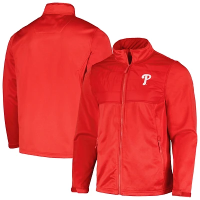 Veste entièrement zippée Dunbrooke Heather Red Philadelphia Phillies Explorer pour hommes
