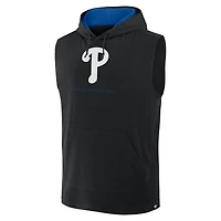 Sweat à capuche sans manches Fire Speed ​​des Philadelphia Phillies pour homme, noir, Fanatics