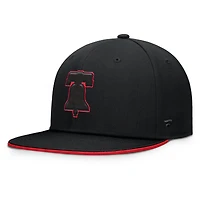 Men's Fanatics  Black Philadelphia Phillies Glint Snapback Hat