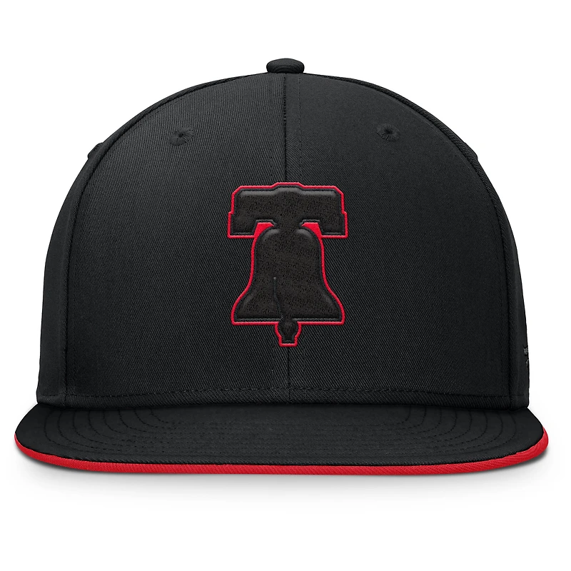 Casquette snapback Fanatics noire Philadelphia Phillies pour homme