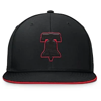 Casquette snapback Fanatics noire Philadelphia Phillies pour homme