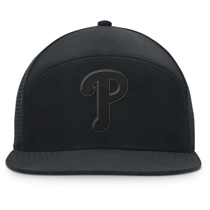 Men's Fanatics Black Philadelphia Phillies Horizon Snapback Hat