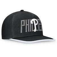Casquette Snapback Let's Glow Line Drive des Philadelphia Phillies pour hommes Fanatics Black