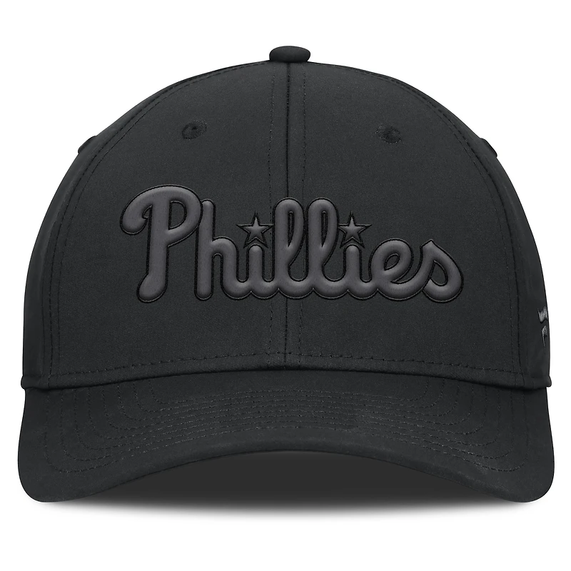 Men's Fanatics Black Philadelphia Phillies Overpower Flex Hat