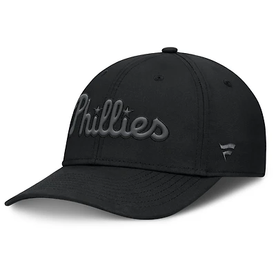 Men's Fanatics Black Philadelphia Phillies Overpower Flex Hat