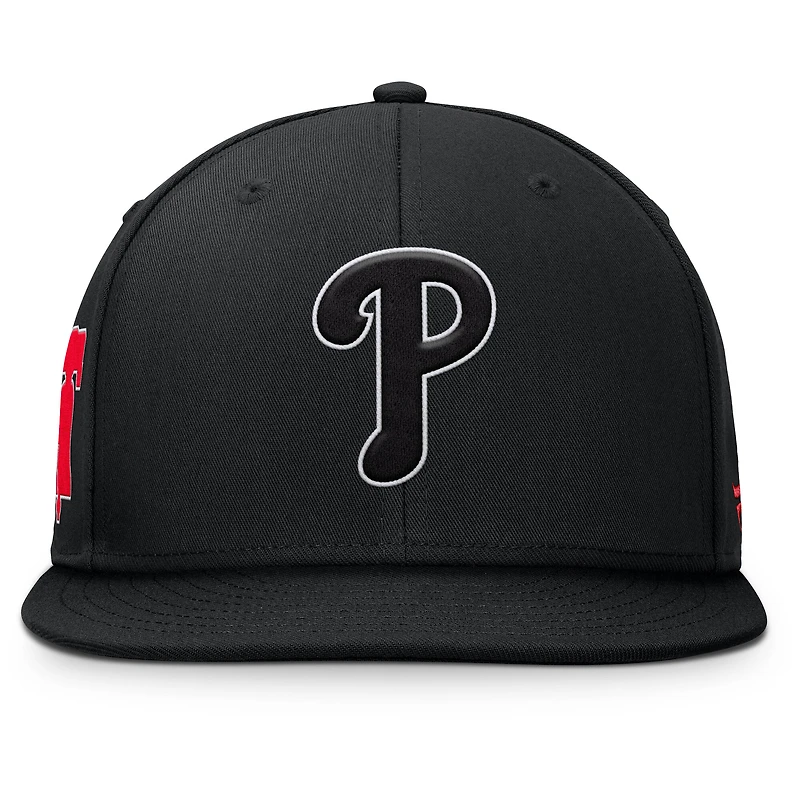 Men's Fanatics Black Philadelphia Phillies Walk-Off Bullpen Snapback Hat