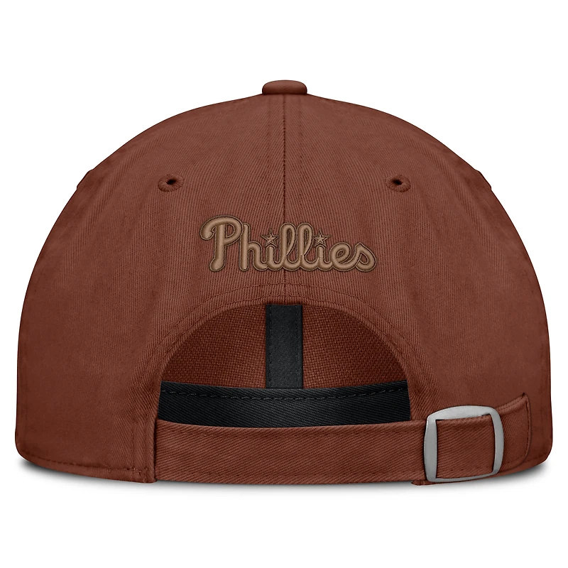 Casquette ajustable Fanatics marron Philadelphia Phillies pour homme