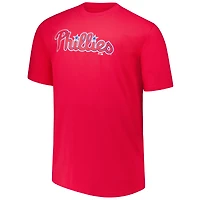 Profil pour homme Bryce Harper Rouge Philadelphia Phillies Big & Tall Nom et numéro T-shirt