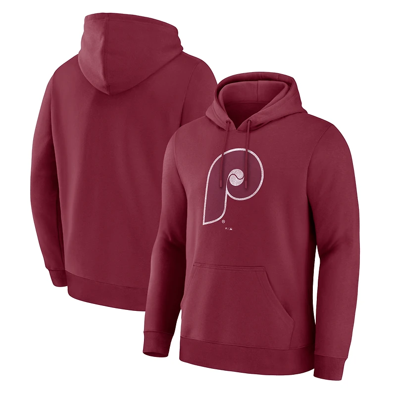 Sweat à capuche Fanatics Legacy bordeaux Philadelphia Phillies pour homme