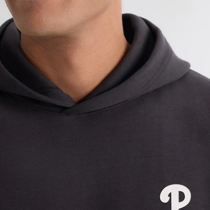 Men's Fanatics Charcoal Philadelphia Phillies Clutch Tri-Blend Hoodie