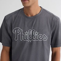 Men's Fanatics Charcoal Philadelphia Phillies Clutch Winning Edge T-Shirt