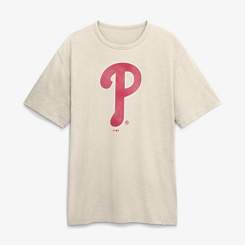 Men's Fanatics Cream Philadelphia Phillies Stadium Slub T-Shirt