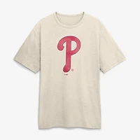 Men's Fanatics Cream Philadelphia Phillies Stadium Slub T-Shirt