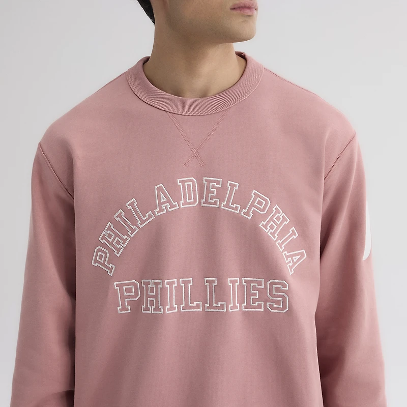 Men's Fanatics Faded Rose Philadelphia Phillies Iconic Terry Sweatshirt