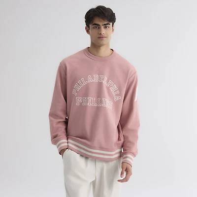 Men's Fanatics Faded Rose Philadelphia Phillies Iconic Terry Sweatshirt