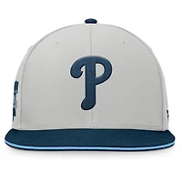 Casquette snapback grise Fanatics des Philadelphia Phillies pour homme