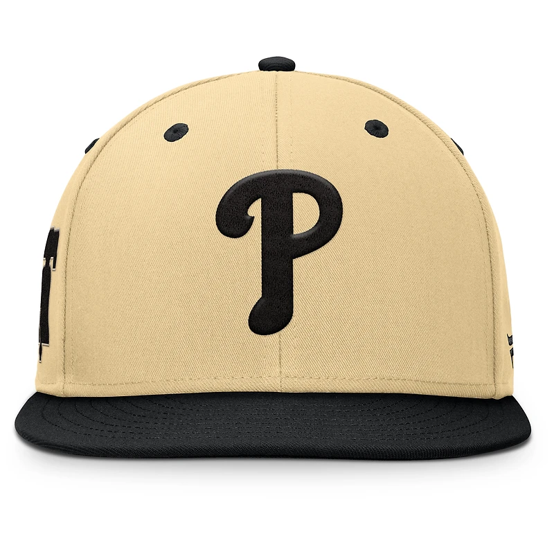 Men's Fanatics Khaki Philadelphia Phillies Duel Adjustable Hat
