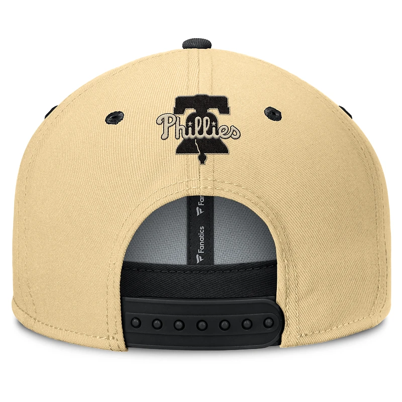 Men's Fanatics Khaki Philadelphia Phillies Duel Adjustable Hat