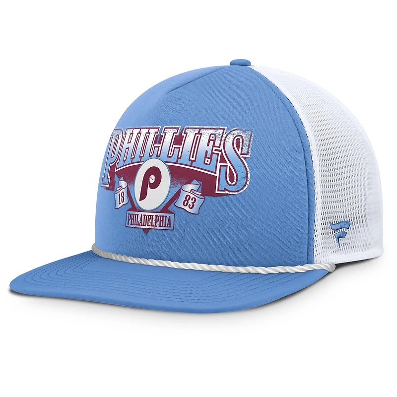 Casquette snapback Fanatics bleu clair/blanc Philadelphia Phillies Recall pour homme