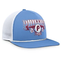 Men's Fanatics Light Blue/White Philadelphia Phillies Recall Snapback Hat