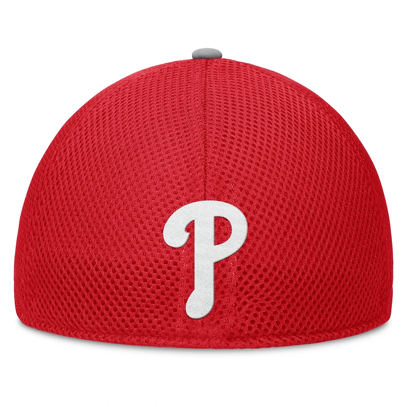 Men's Fanatics Red/Gray Philadelphia Phillies Pennant Flex Hat