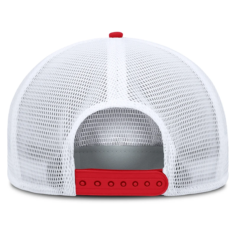 Casquette Snapback Fanatics rouge/blanc pour homme des Philadelphia Phillies Clubhouse Change Up