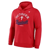 Sweat à capuche rouge Fanatics pour homme, édition 2025 des vestiaires Phillies de Philadelphie, MLB