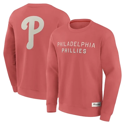 Sweat-shirt rouge Fanatics pour homme avec inscription « Future Ground » des Philadelphia Phillies Elements