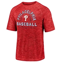 T-shirt rayé rouge Philadelphia Phillies Line Up Primary Threat pour homme (Fanatics)