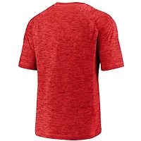 Men's Fanatics Red Philadelphia Phillies Line Up Primary Threat Striated T-Shirt