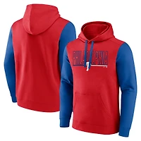 Sweat à capuche en polaire rouge Philadelphia Phillies Outline pour hommes Fanatics