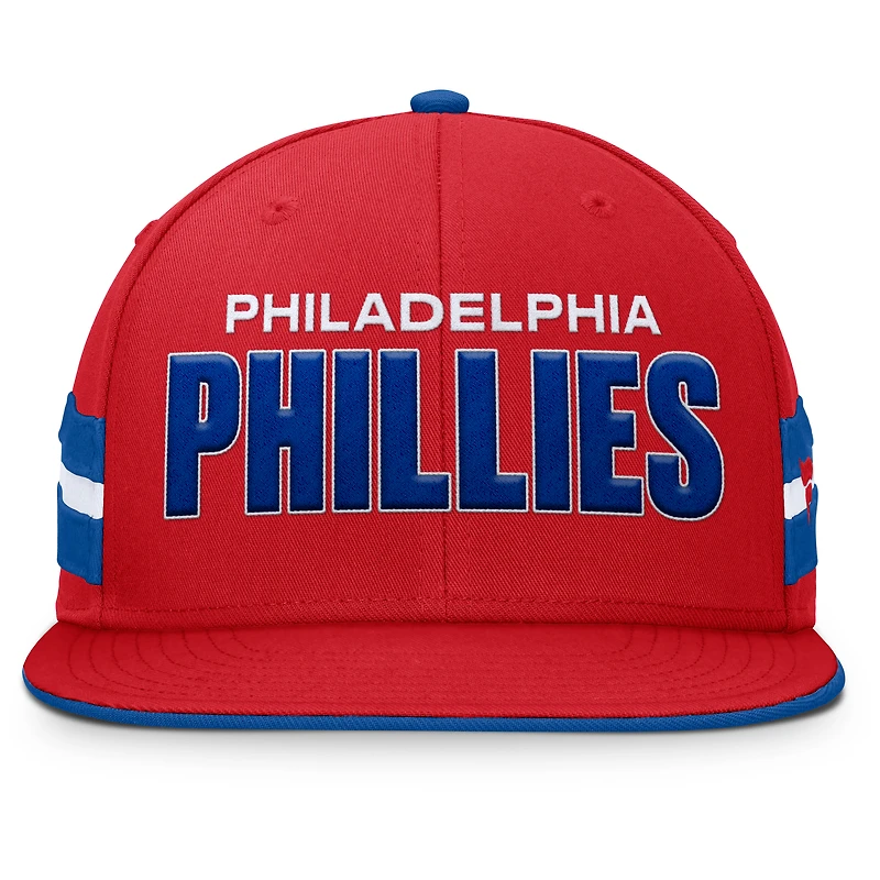 Men's Fanatics Red Philadelphia Phillies Pick Off Fitted Hat