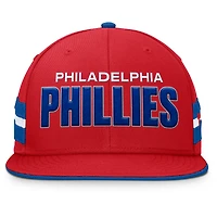 Men's Fanatics  Red Philadelphia Phillies Pick Off Fitted Hat