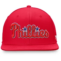 Casquette ajustée Fanatics Red Philadelphia Phillies Team Core pour hommes