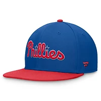 Men's Fanatics Royal Philadelphia Phillies Fundamental Two-Tone Fitted Hat