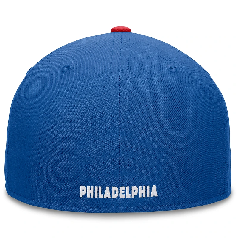 Men's Fanatics Royal Philadelphia Phillies Fundamental Two-Tone Fitted Hat