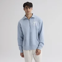 Men's Fanatics Sky Blue Philadelphia Phillies Iconic Terry Quarter-Zip Sweatshirt