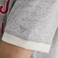 Men's Fanatics Steel Heather Philadelphia Phillies Iconic Terry Short Sleeve Sweatshirt