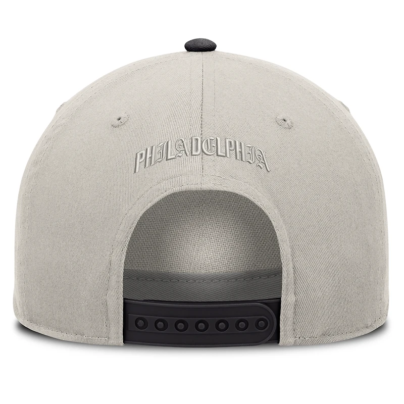 Men's Fanatics Stone/Graphite Philadelphia Phillies Wonder A-Frame Adjustable Hat