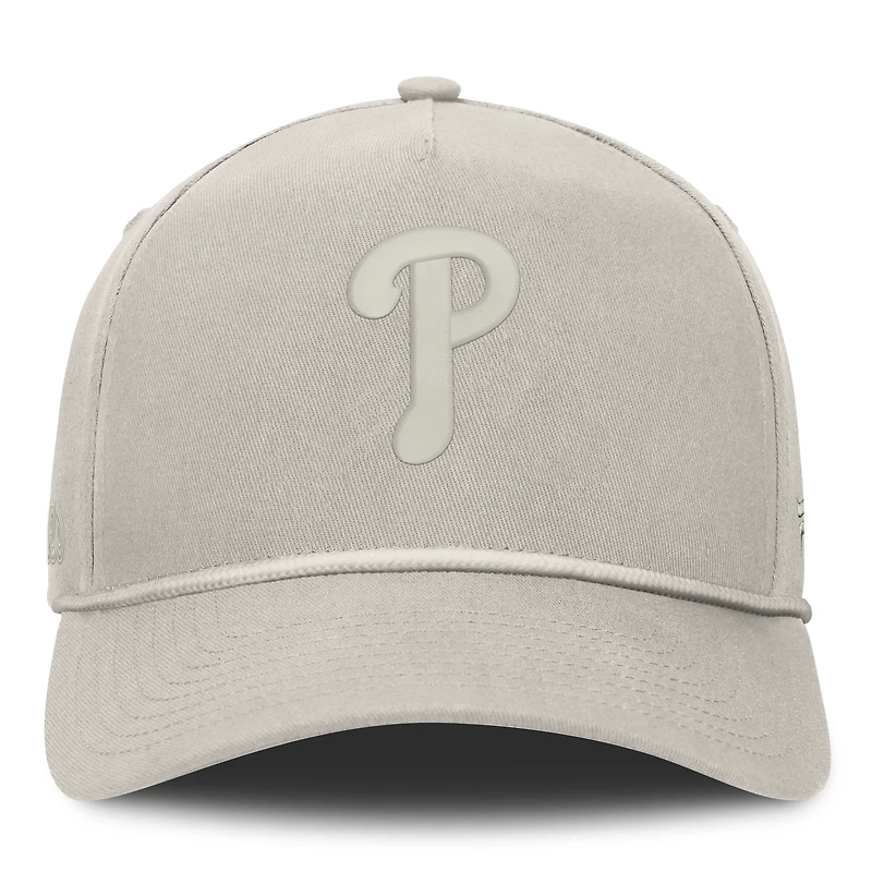 Casquette ajustable Fanatics Stone Philadelphia Phillies Undertone A-Frame pour homme