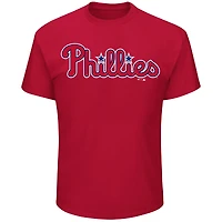Men's Fanatics Trea Turner Red Philadelphia Phillies Big & Tall Name Number T-Shirt