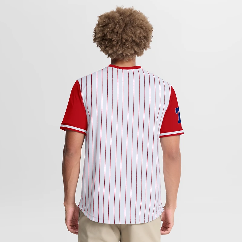 T-shirt à rayures blanches et rouges des Phillies de Philadelphie pour homme (Fanatics)