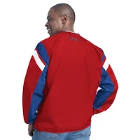 Pull à col en V double couverture rouge G-III Sports by Carl Banks pour homme, motif Philadelphia Phillies