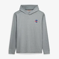 Sweat à capuche léger Core Tech gris chiné Philadelphia Phillies pour homme