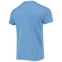 T-shirt triple mélange Homage Light Blue Philadelphia Phillies Veterans Stadium pour homme