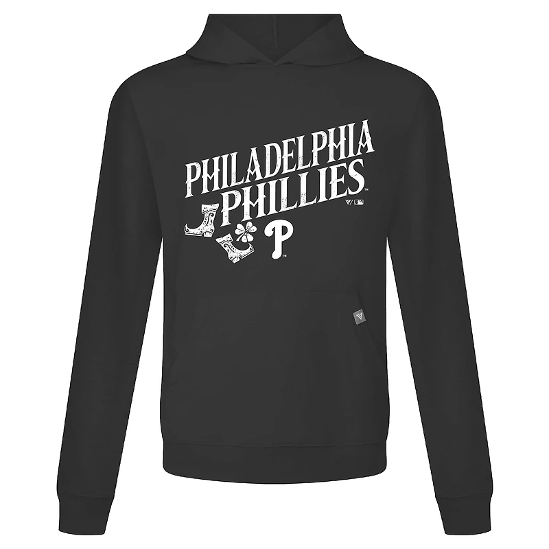 Sweat à capuche noir pour homme Philadelphia Phillies St. Patrick's Day Relay Boots de Levelwear