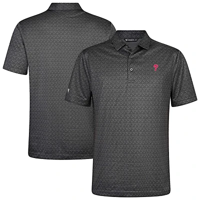 Polo anthracite pour homme Levelwear System Insignia 2.0 des Philadelphia Phillies